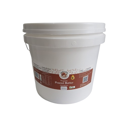 Organic Peanut Butter - Crunchy 10kg