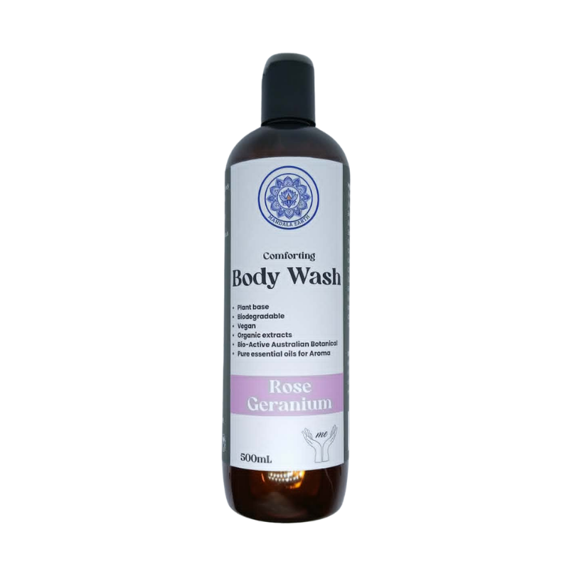 Mandala Earth Comforting Body Wash — Rose Geranium
