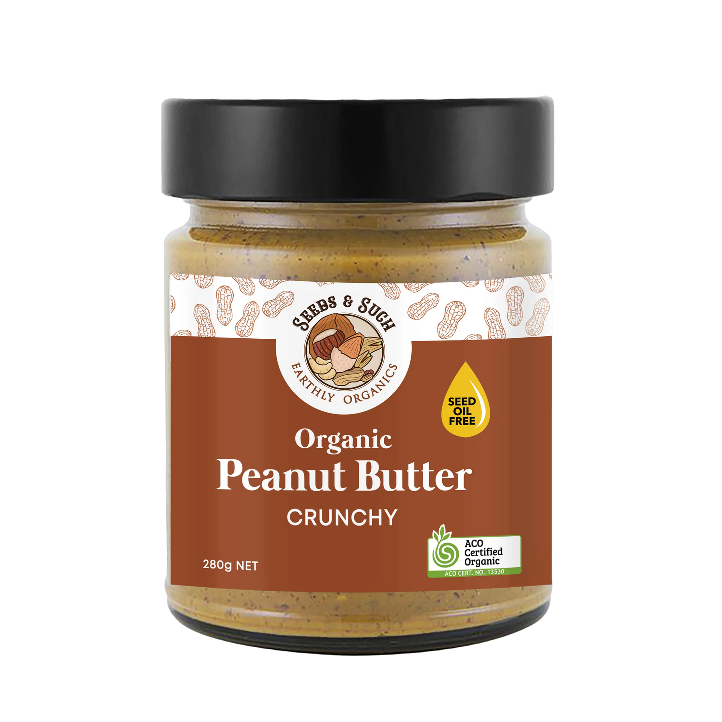 Organic Peanut Butter - Crunchy