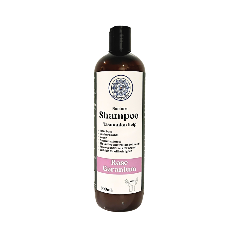 Mandala Earth Nurture Shampoo - Tasmanian Kelp & Rose Geranium