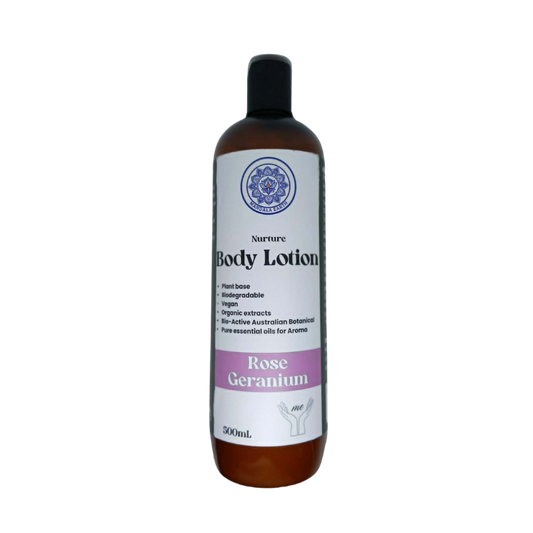 Mandala Earth Nurture Body Lotion — Rose Geranium