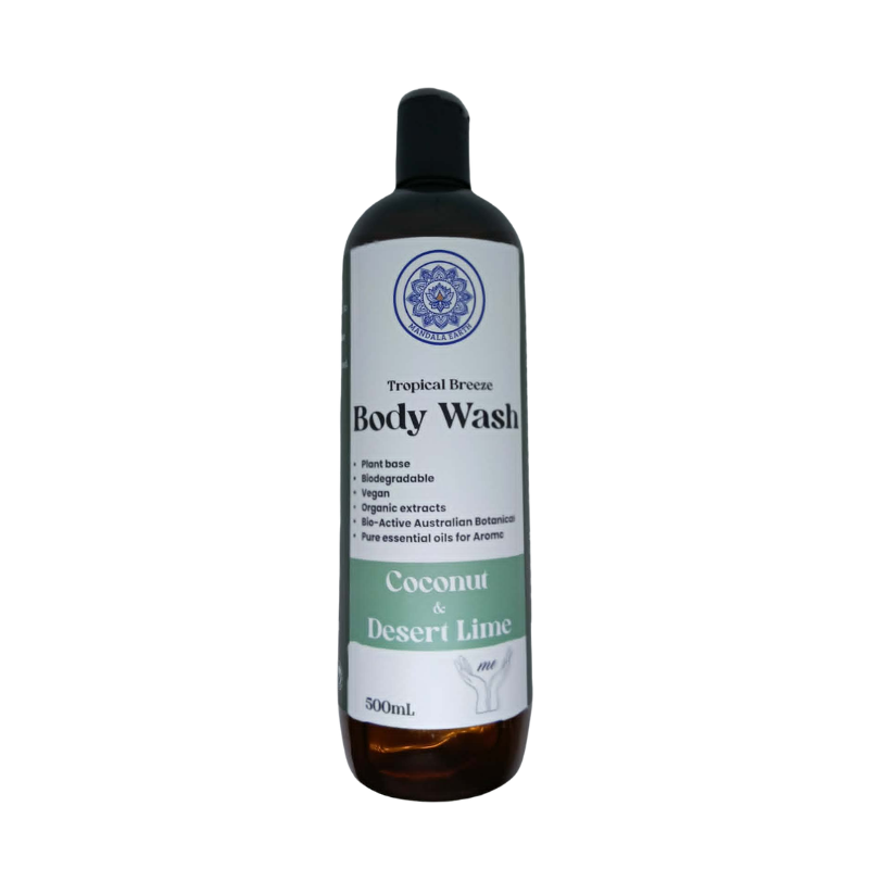 Mandala Earth Tropical Breeze Body Wash — Coconut & Desert Lime