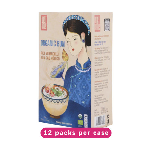 Viet Haus Organic Rice Vermicelli (Bun) - 12 packs/case