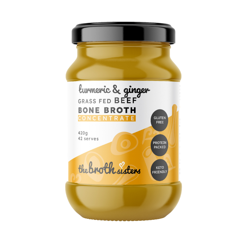 Beef Bone Broth Concentrate - Turmeric & Ginger 420g