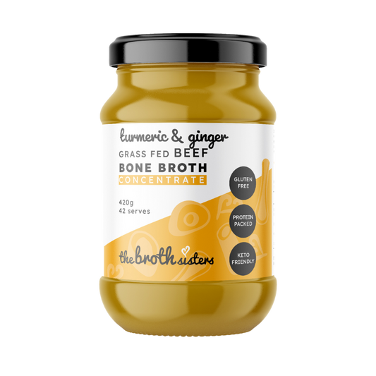 Beef Bone Broth Concentrate - Turmeric & Ginger 420g